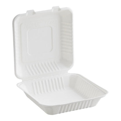 8" x 8" Clamshell Container | 200 Pcs/Case