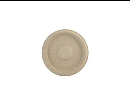 2oz Round Unbleached Plant Fiber Sauce Cup Lid | 2000 Pcs/Case