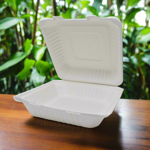 8" x 8" Clamshell Container | 200 Pcs/Case